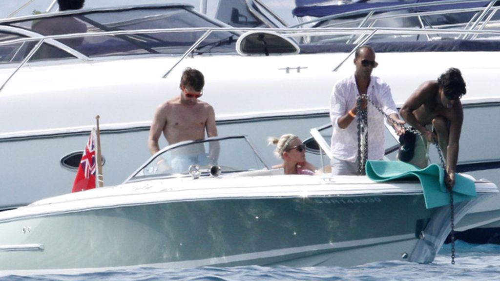 James Blunt, lobazo de mar en Formentera