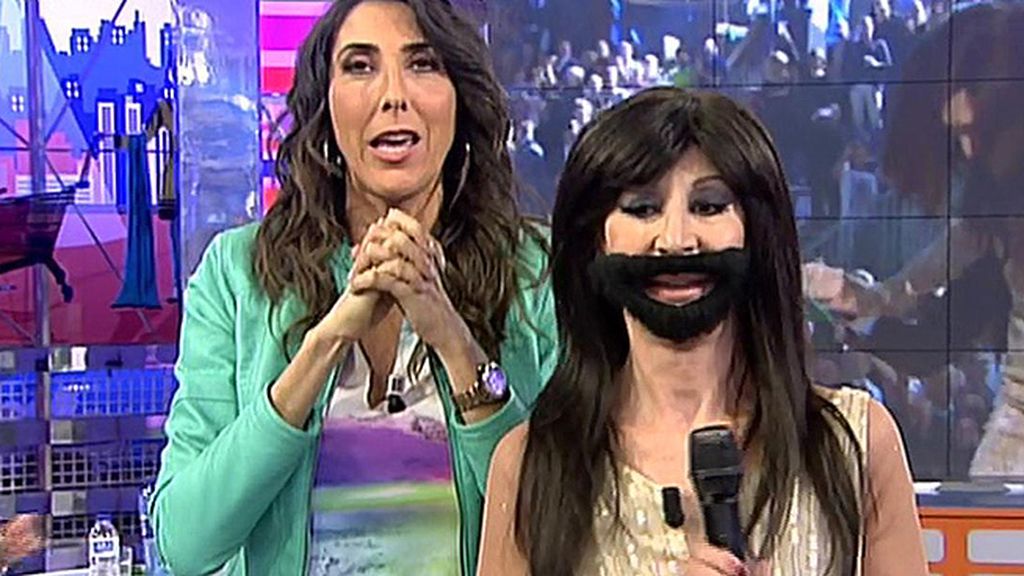 La colaboradora de 'Sálvame' imita su actuación