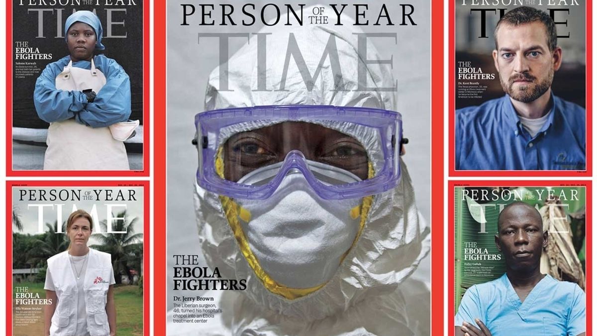 Los "luchadores" contra el ébola, personaje del año para 'Time'
