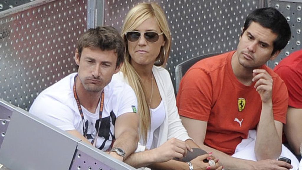Mireia Canalda, Miguel Abellán y otros famosos en las gradas del tenis madrileño