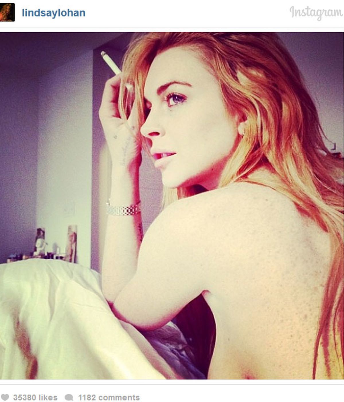 Lindsay Lohan,Instagram,actriz,