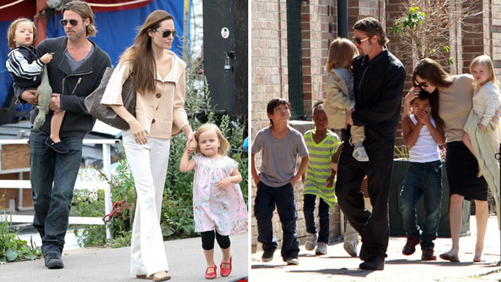 Brad y Angelina forman una de las familias más numerosas de Hollywood