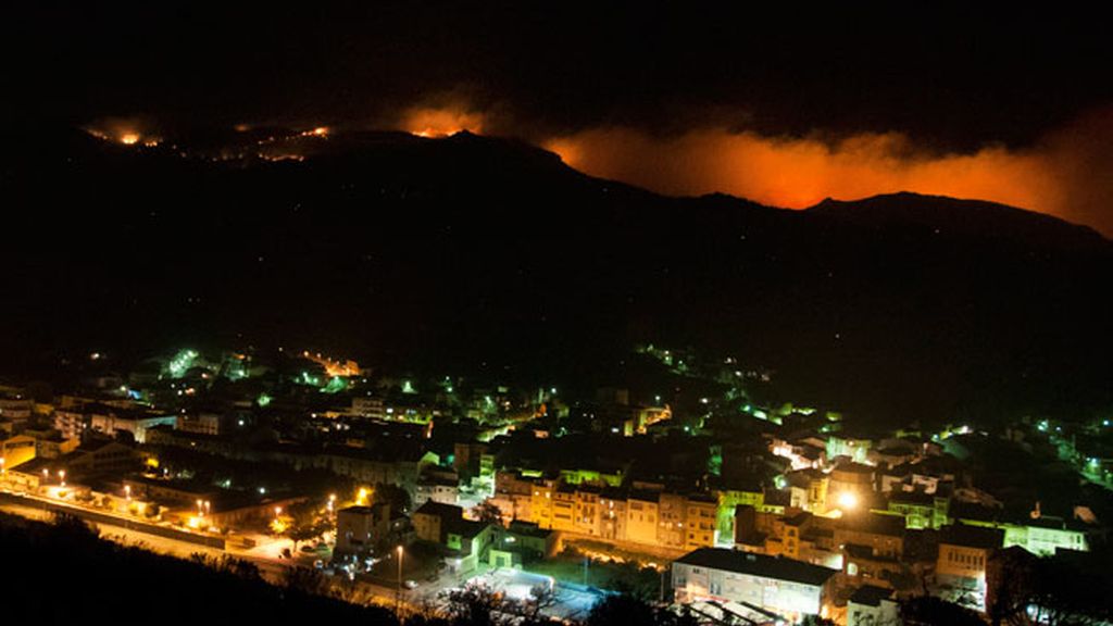 Imágenes del incendio en Girona