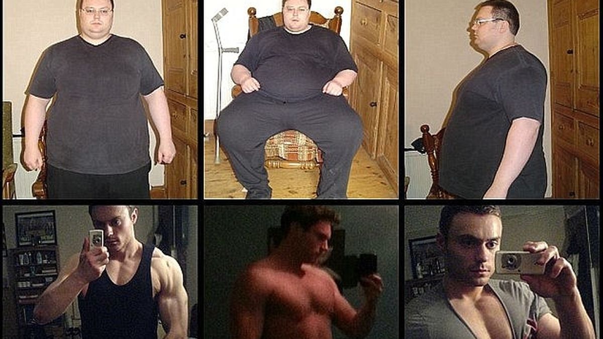 Pierde 114 kilos después de haber estado a punto de suicidarse por sus problemas de peso