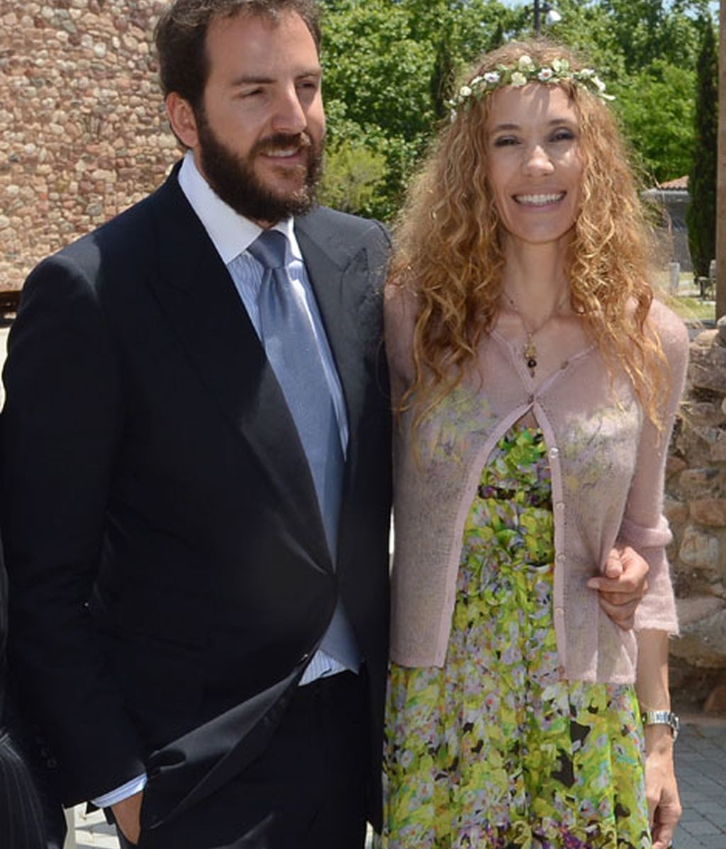 La pareja disfrutó del día acompañados por amigos y familiares