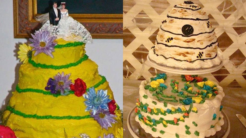 Las peores tartas de boda
