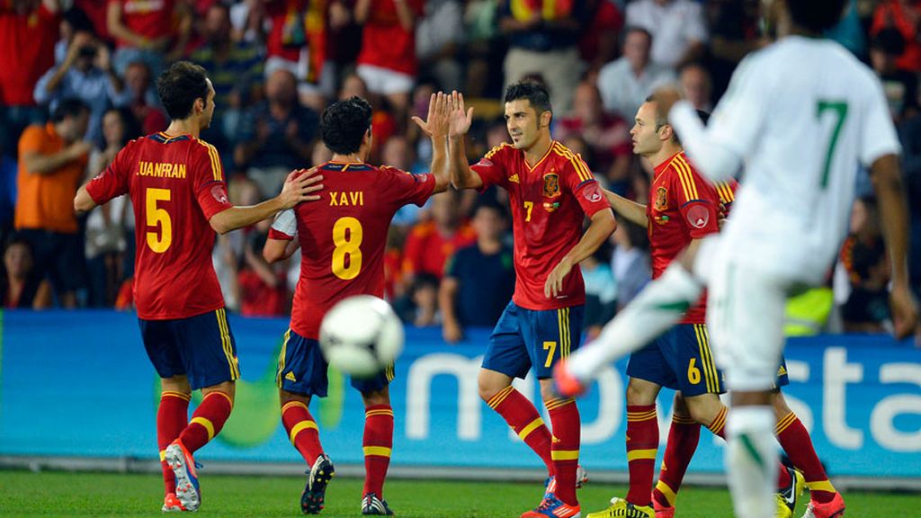 David Villa vuelve a la selección tras permanecer varios meses lesionado