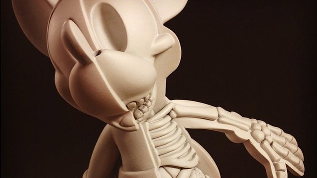 ¿Cómo es el esqueleto de los personajes de animación más populares?