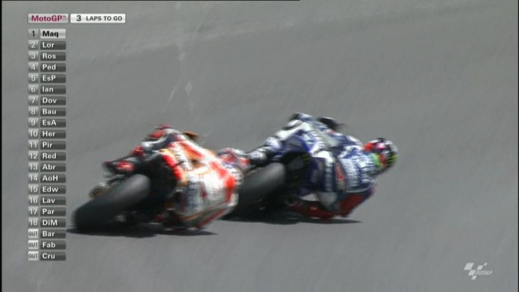 Márquez y Lorenzo firman la mejor carrera de los que llevamos de año