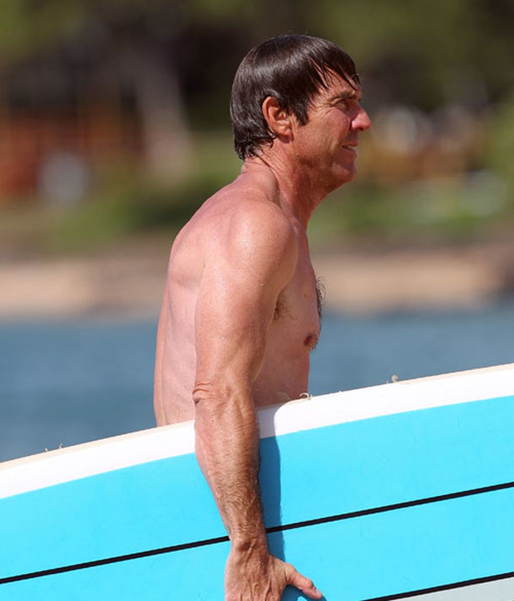Dennis Quaid luce un 'prodigioso' físico