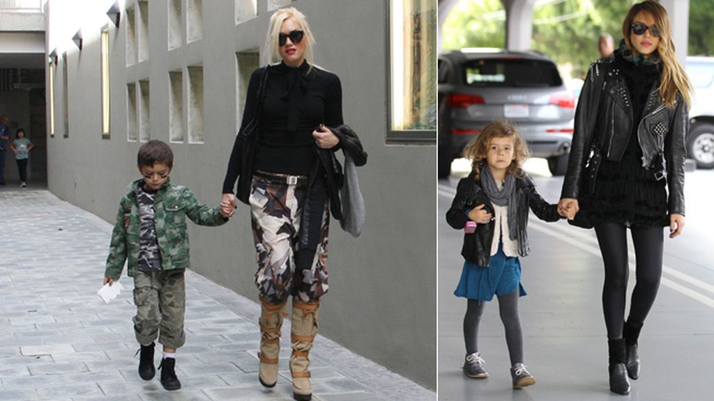 Como mi madre, ya sea de camuflaje o de rockera