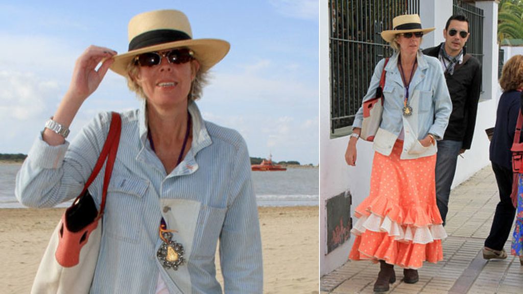 Simoneta Gómez Acebo se decantó por un color primaveral para su vestido