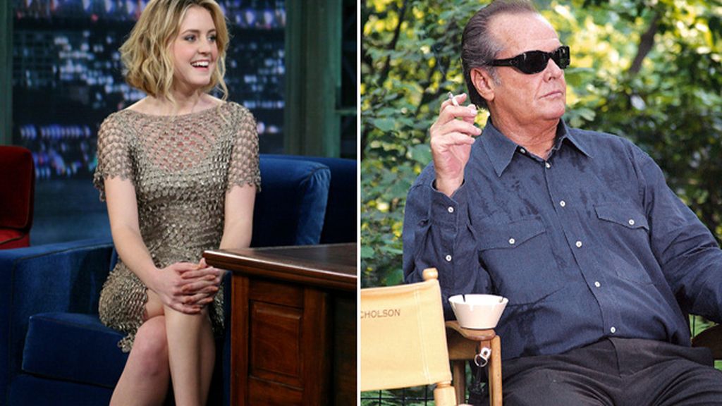 Lorraine y su padre Jack Nicholson