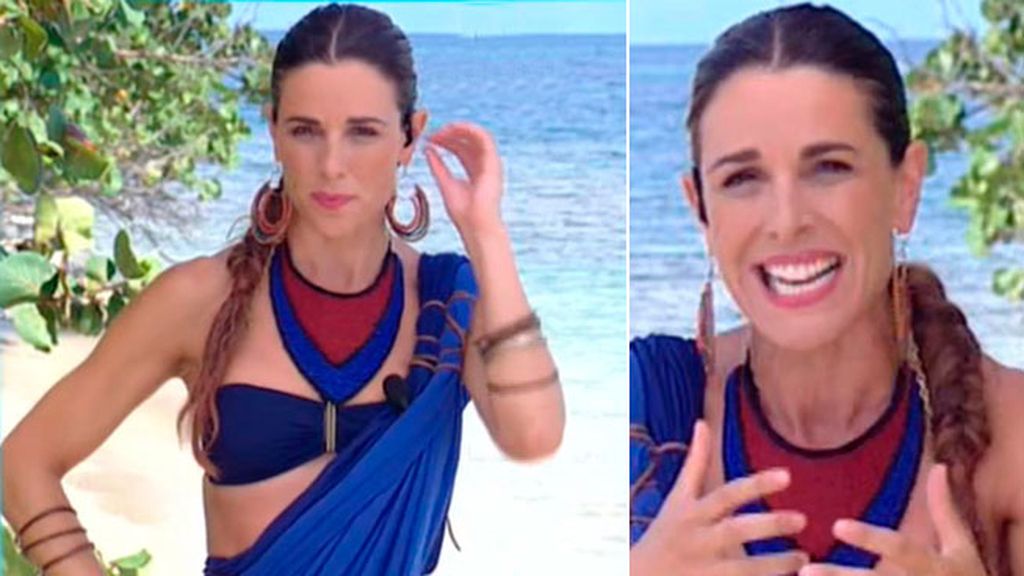 Bañadores, pareos, collares...los estilismos de Raquel, en fotos