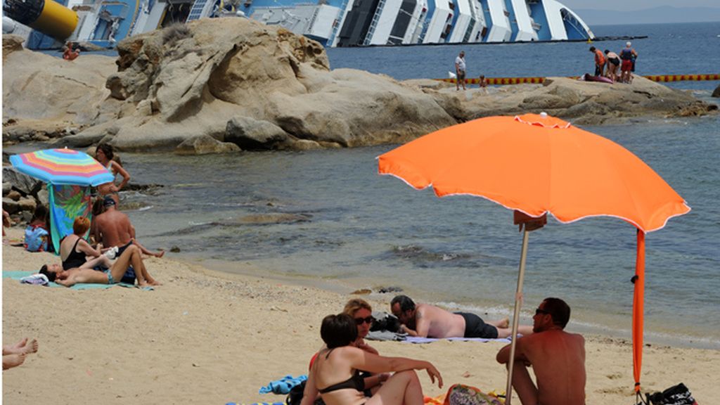 De vacaciones junto al Costa Concordia