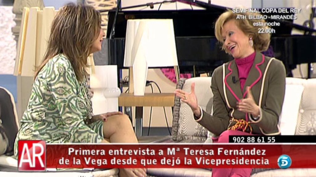La ex vicepresidenta del Gobierno preside la fundación 'Mujeres por África'