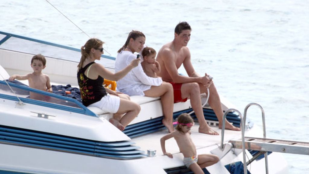 Fernando Torres, vacaciones familiares en Ibiza
