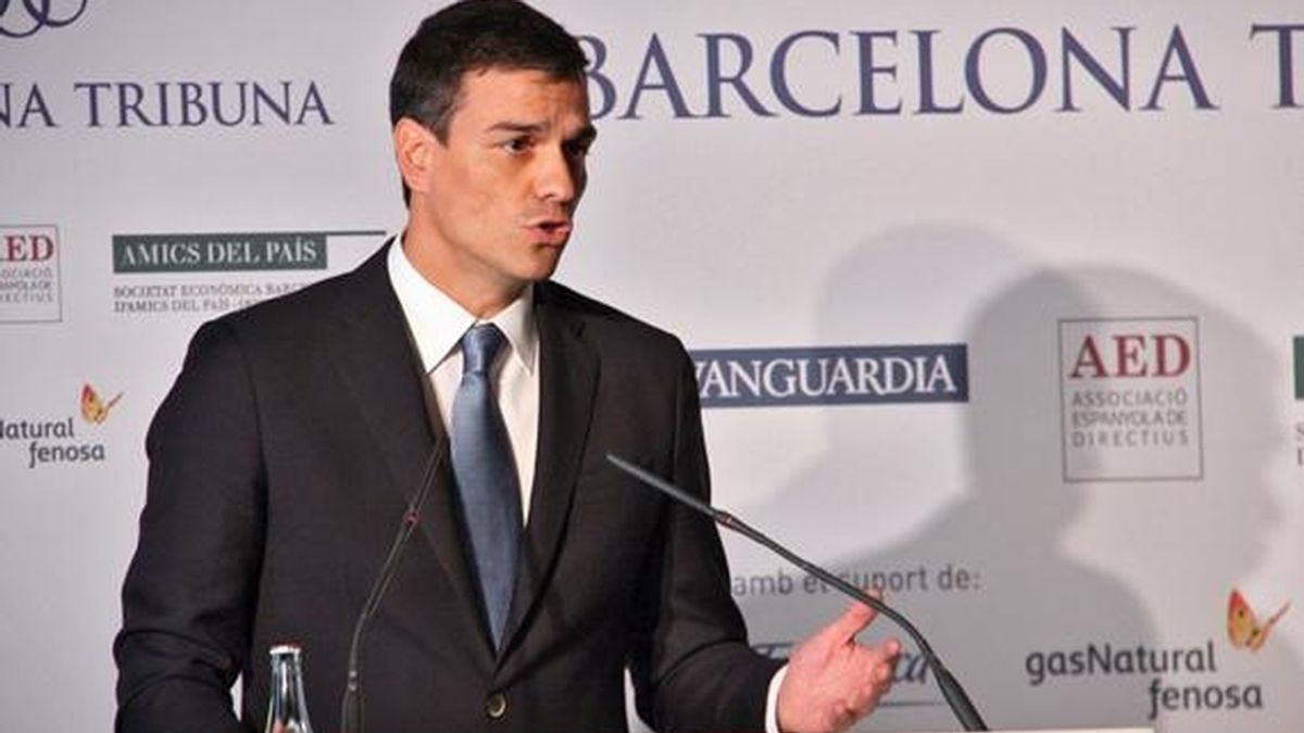 Pedro Sánchez interviene en acto de Barcelona Tribuna