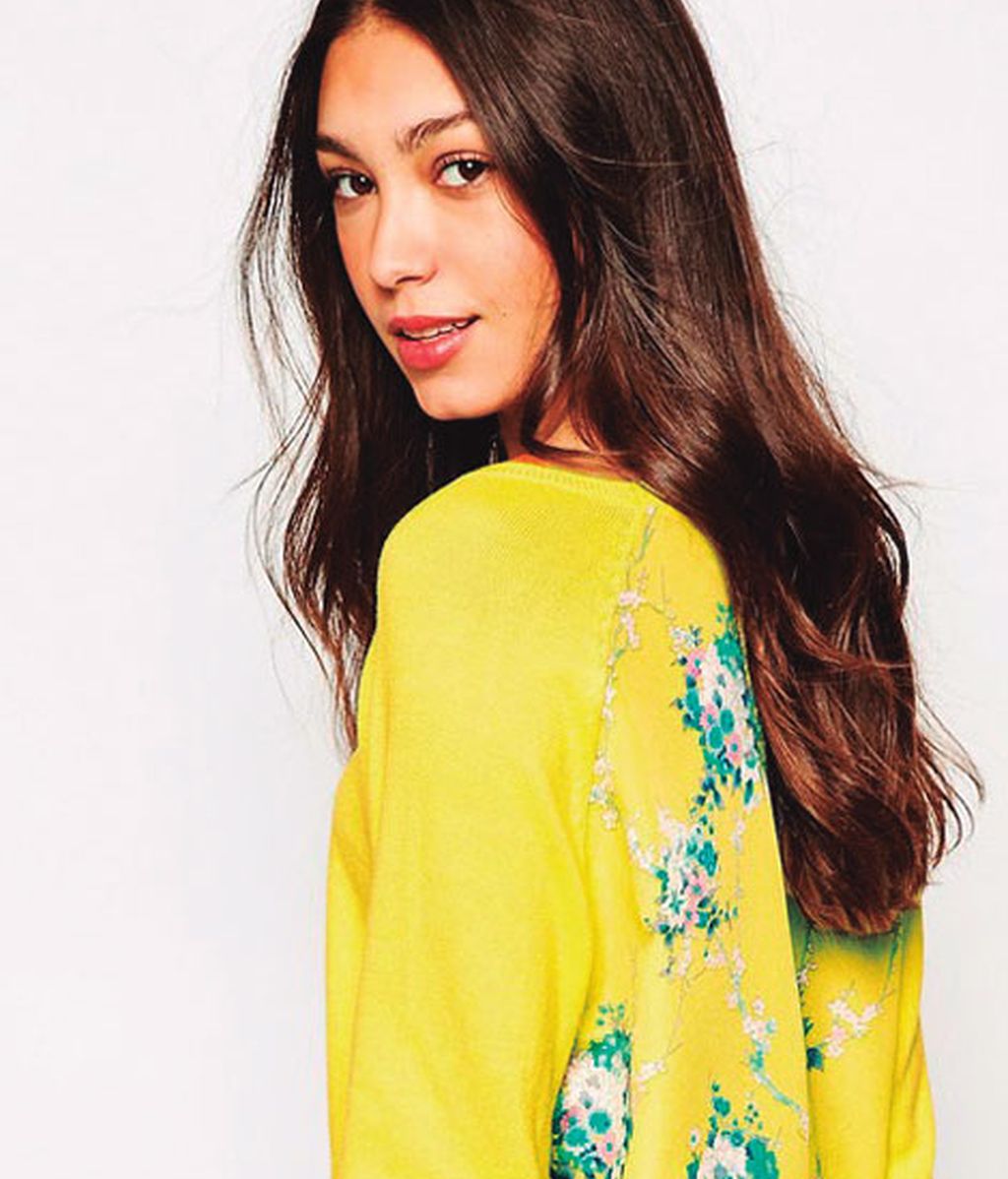 Con estampado de flores