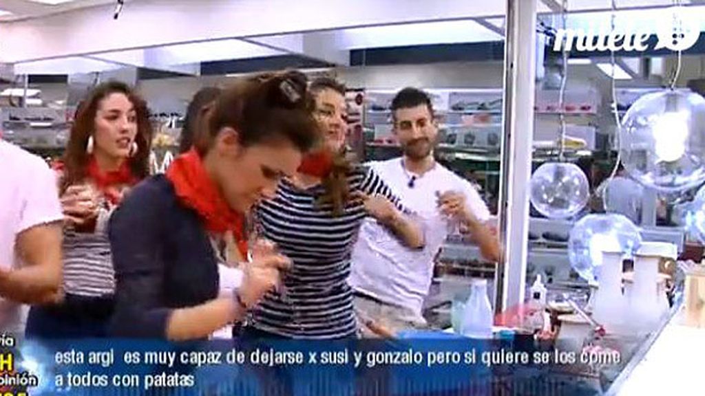 Los chicos le han dedicado un baile a Miriam, la última expulsada