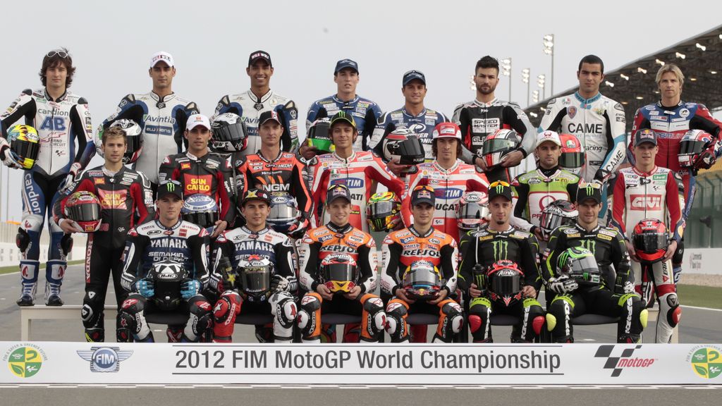 Foto oficial de los pilotos de MotoGP