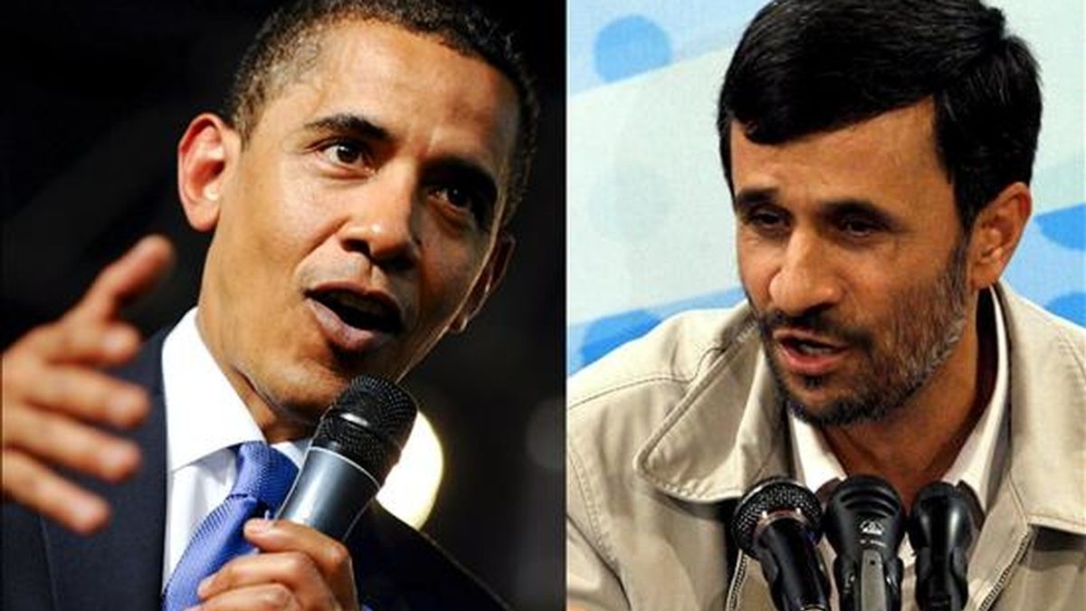 La victoria de Mahmoud Ahmadineyad en las elecciones iraníes pone a Obama, en la difícil posición de tener que lidiar con un mandatario sospechoso de fraude electoral, dice el director del New York Times, Bill Keller. EFE/Archivo