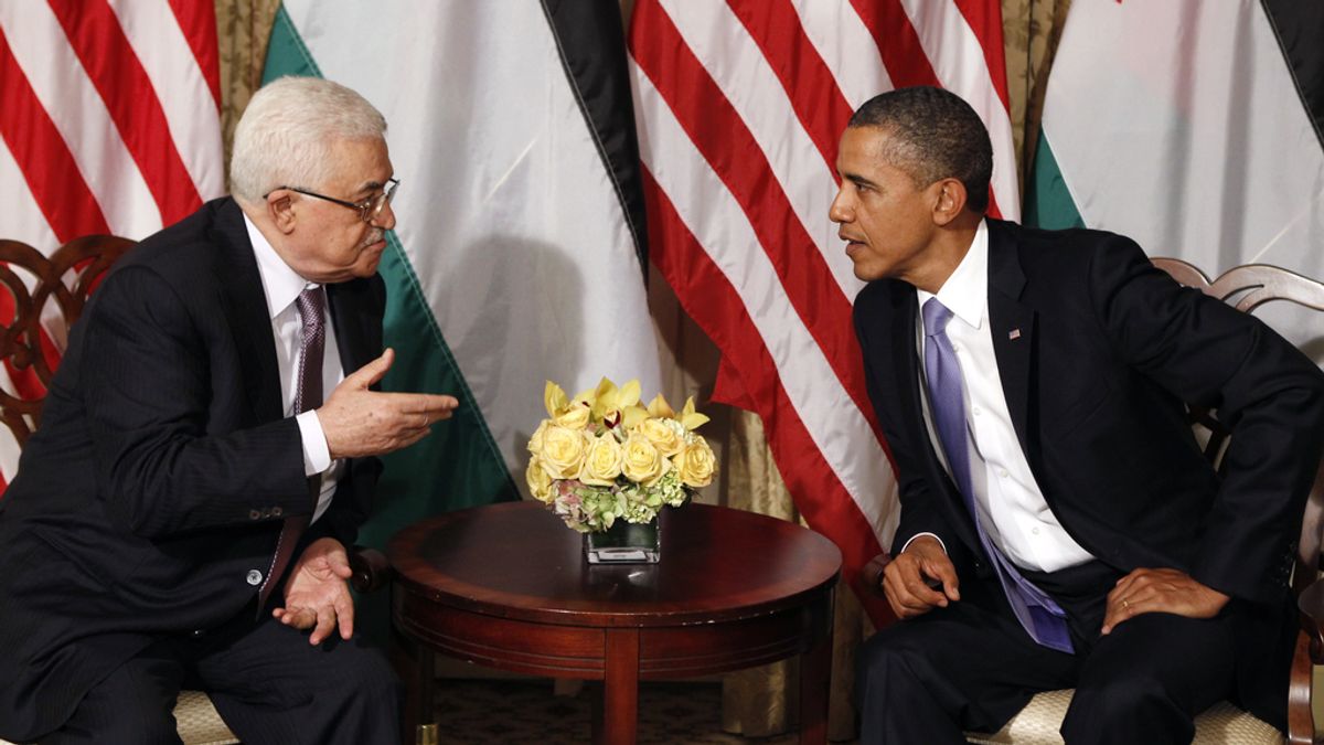 El presidente estadounidense, Barack Obama, se reúne con mandatario palestino, Mahmud Abbas, en Nueva York
