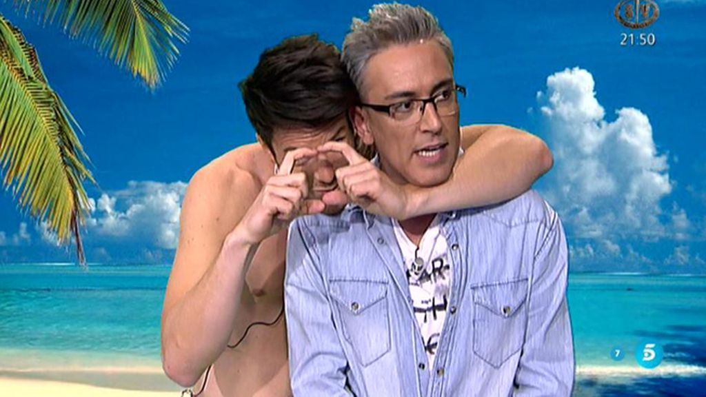 Fede, a Kiko: “Sé que querías verme sin camiseta”