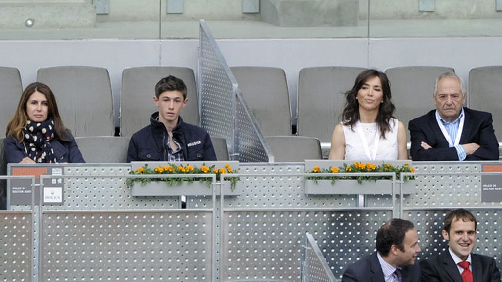 Mireia Canalda, Miguel Abellán y otros famosos en las gradas del tenis madrileño