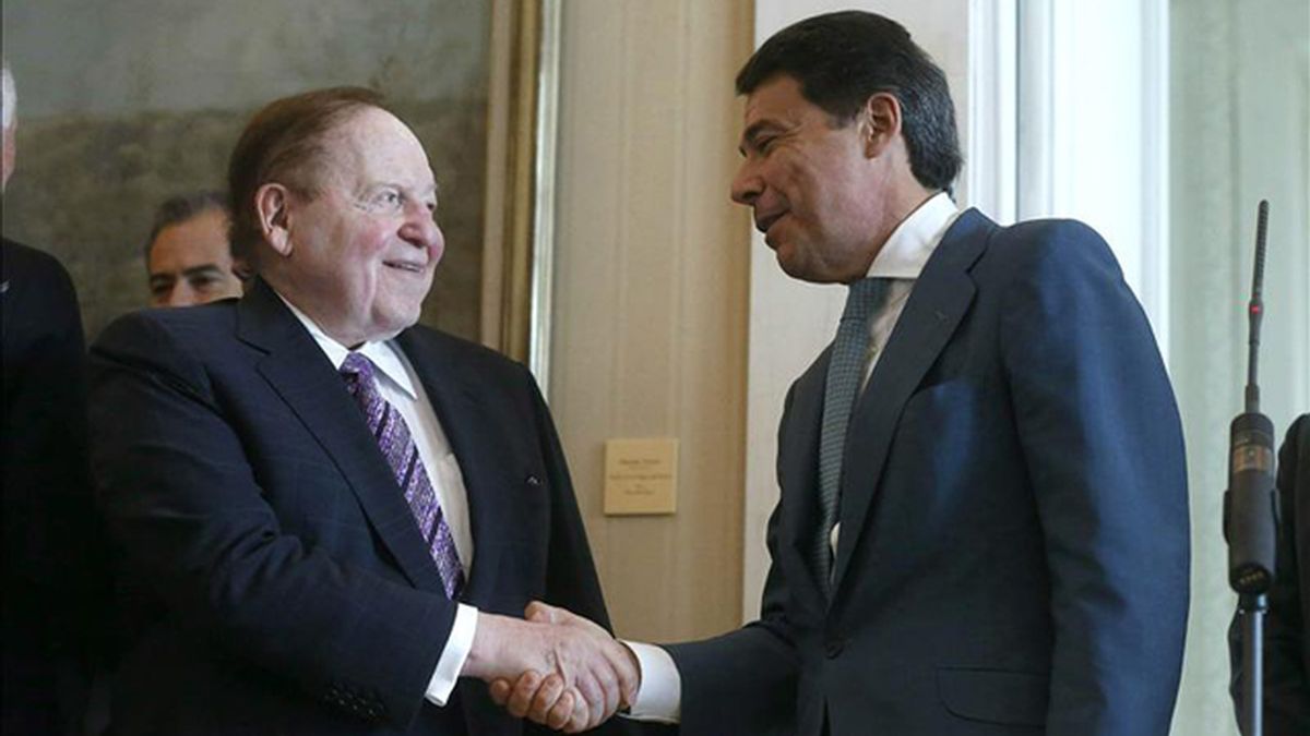 Sheldon Adelson, Ignacio González, Eurovegas