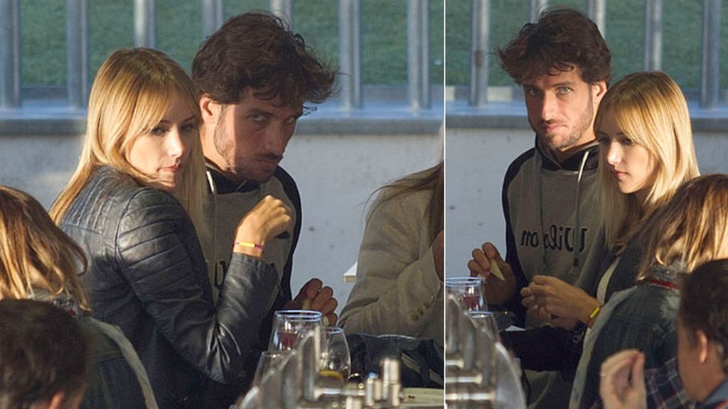 Durante la comida, Feliciano tenía cara de querer pocas fotos