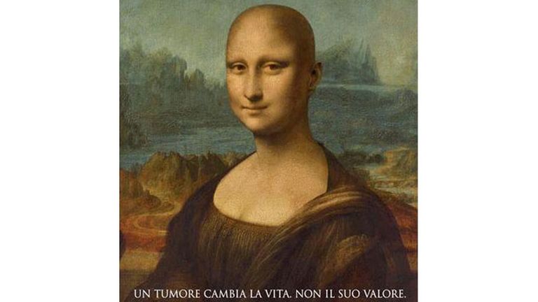 La versión calva de la Mona Lisa