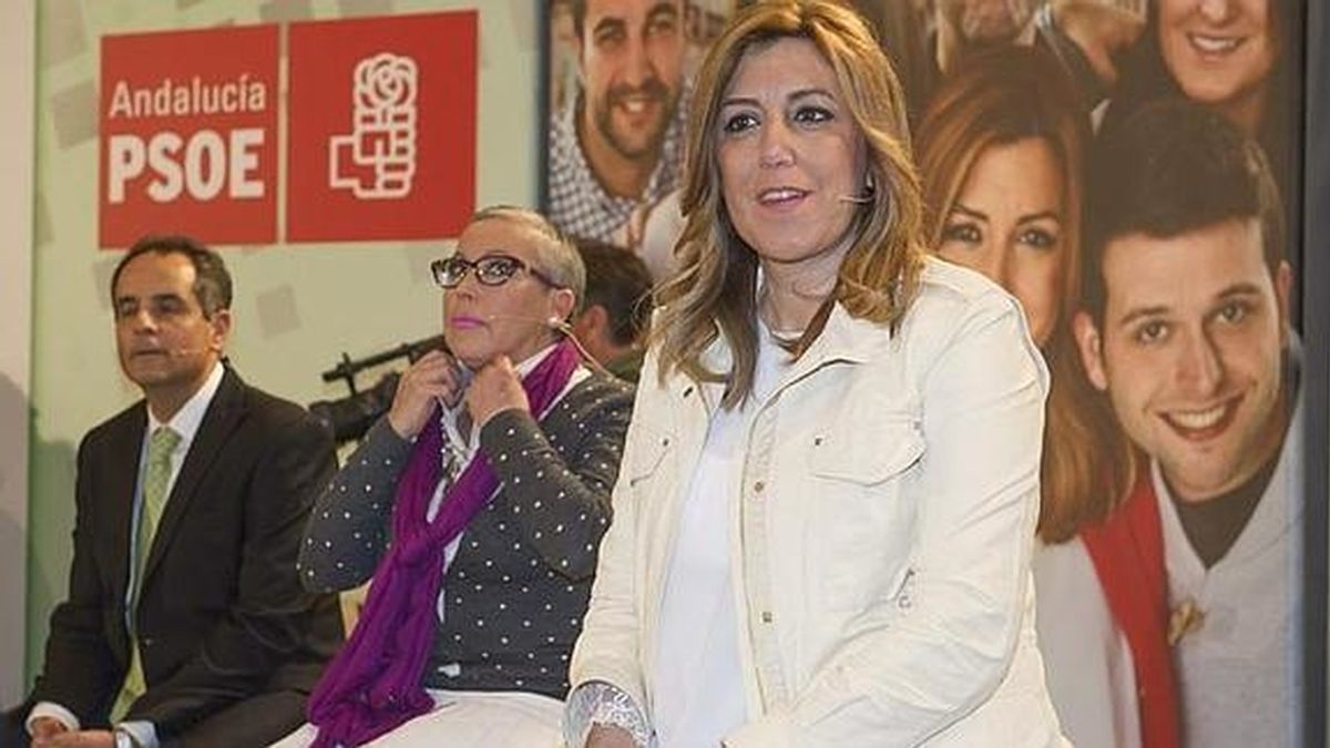Susana Díaz en un acto socialista en Granada