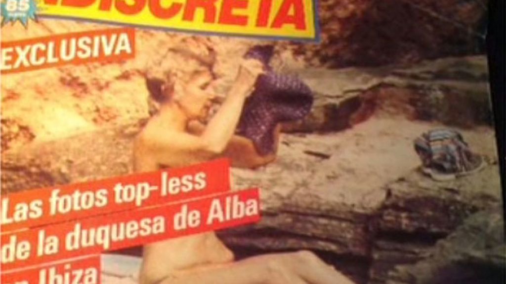 La Duquesa de Alba, en topless