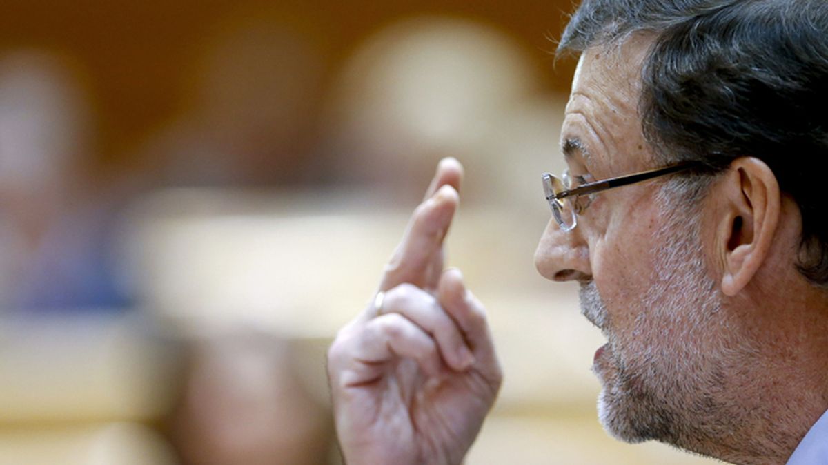 Mariano Rajoy interviene ante el pleno del Senado