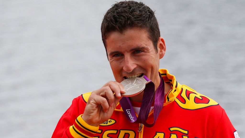 David Cal, medalla de plata en piragüismo en la categoría C1 1000 metros