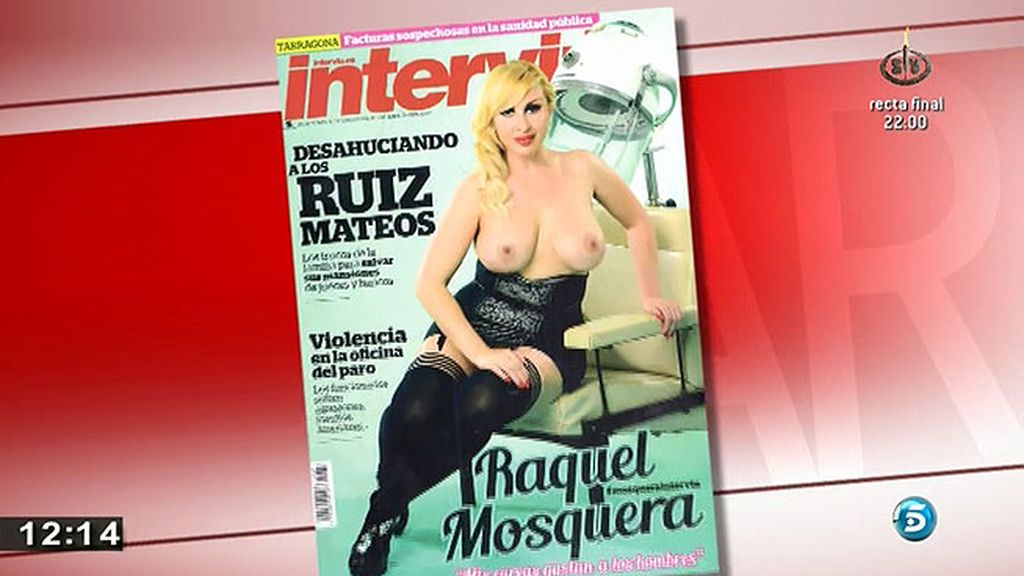 Raquel Mosquera, al desnudo en 'Interviú'