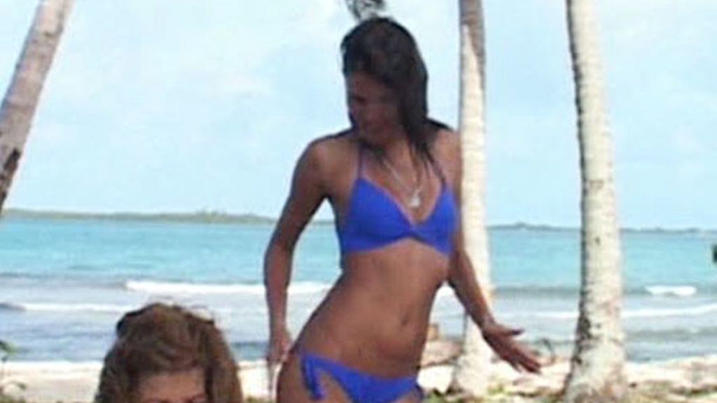 El sensual baño de Mireia