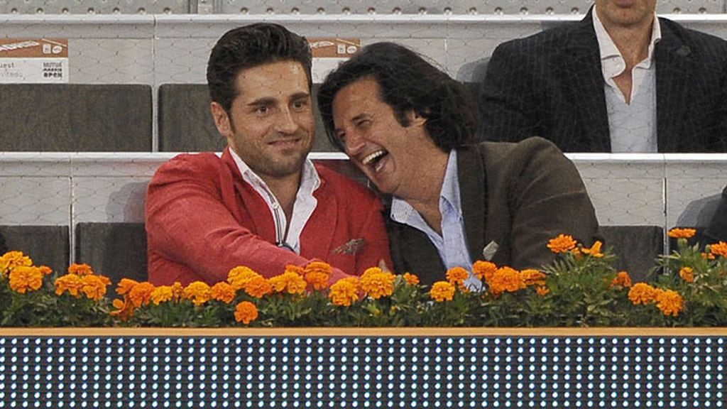 David Bustamante y Poti entre risas