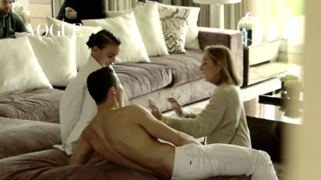 Cuerpos esculturales y mucha química en casa de Ronaldo