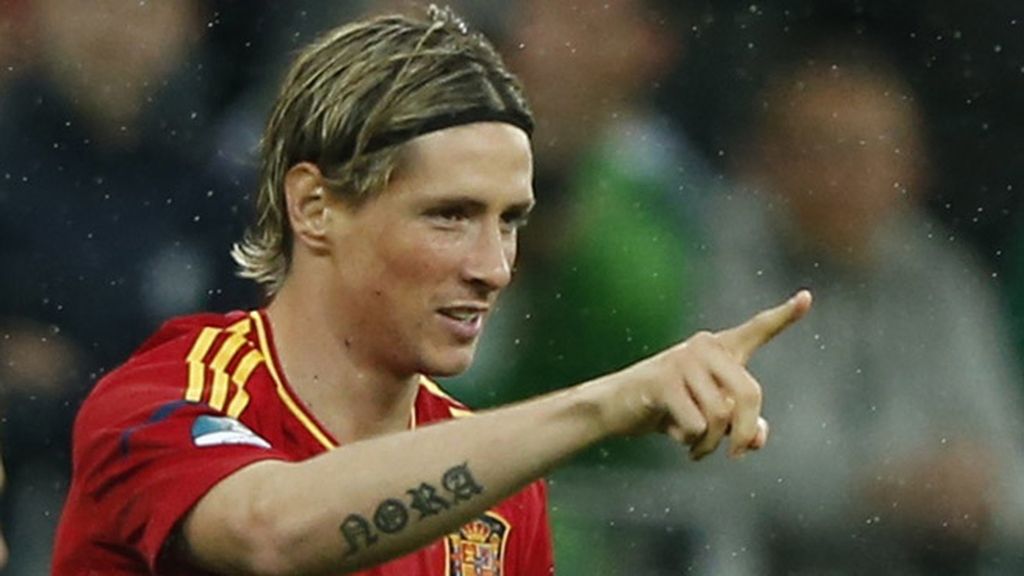 Así celebró Fernando Torres su primer gol