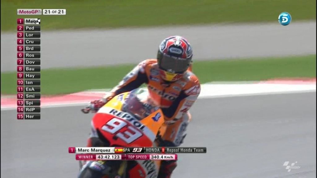 Marc Márquez entra en la historia de MotoGP