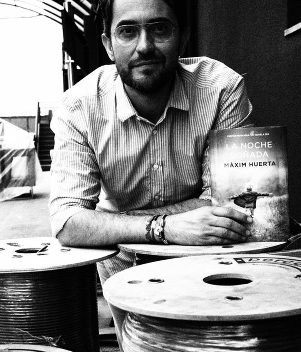 Máxim Huerta, en blanco y negro