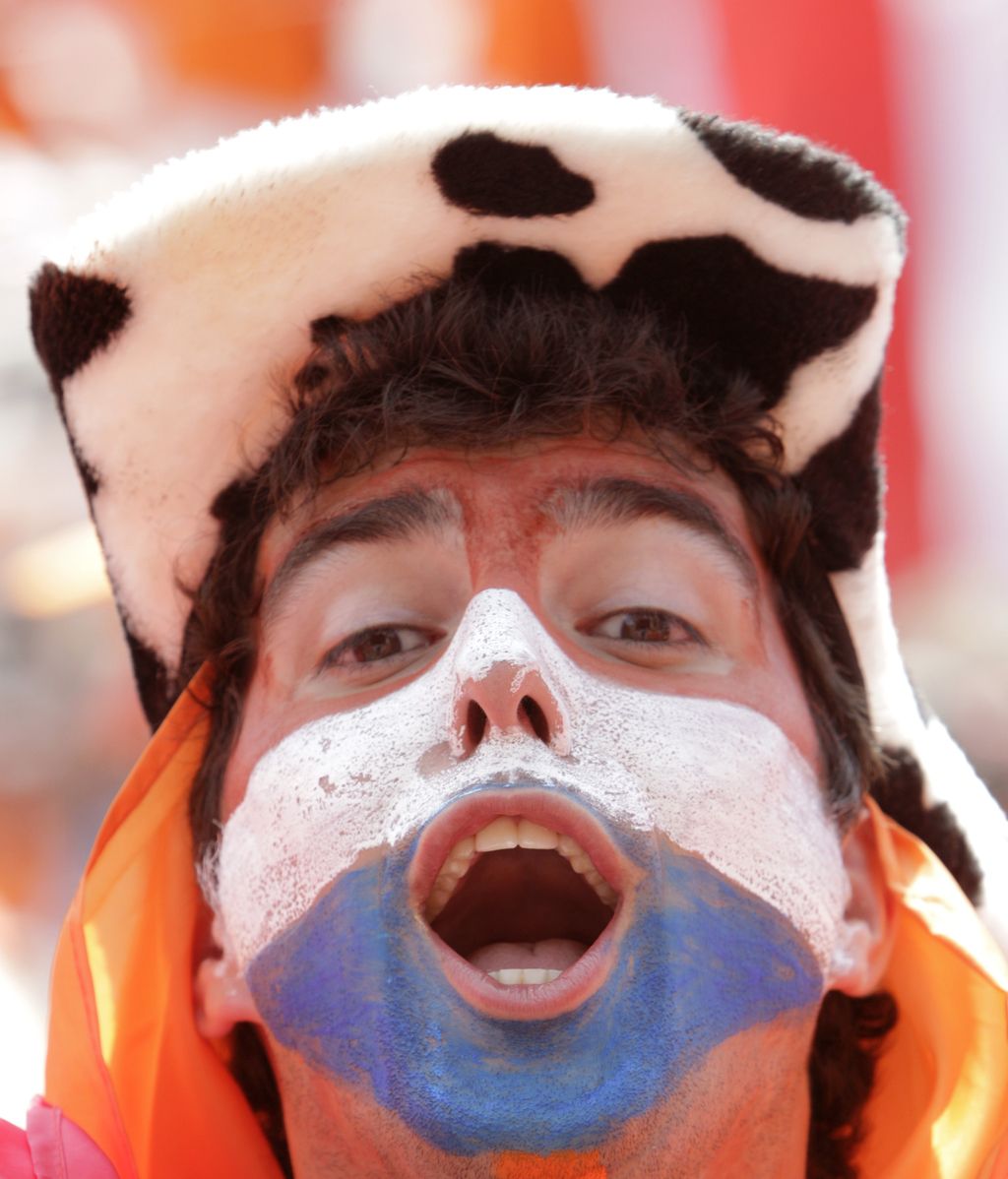 Colorido del norte en las gradas