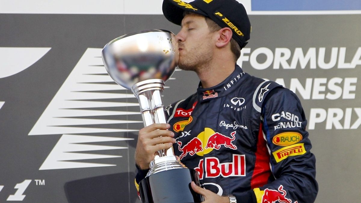 Vettel se alza ganador en el GP de Japón