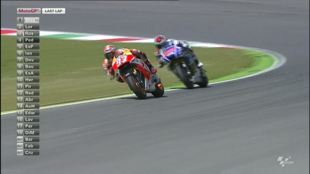 Márquez y Lorenzo firman la mejor carrera de los que llevamos de año