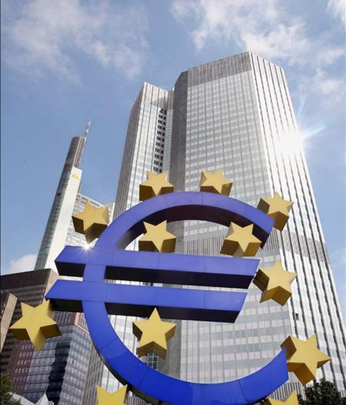Fachada de la sede del Banco Central Europeo (BCE) en Fráncfort, Alemania. EFE/Archivo