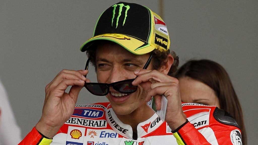 Valentino Rossi, durante la foto oficial MotoGP