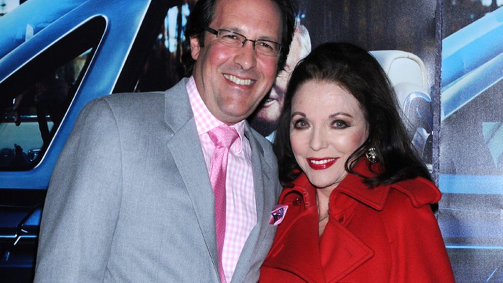 Joan Collins y Percy Gibson, 32 años de diferencia