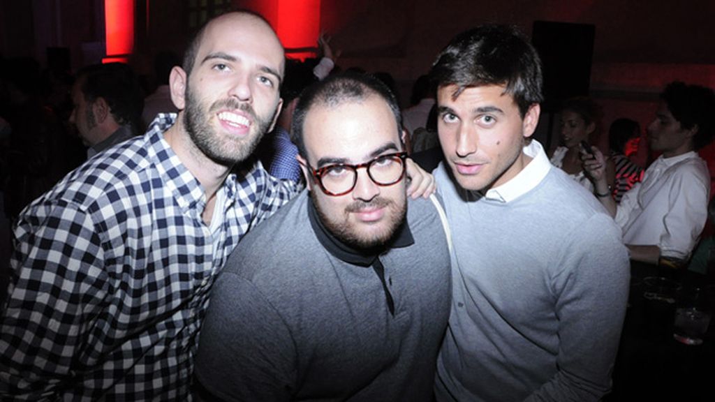 Pablo Santidrián, Franchejo Blázquez y Luca Zaragosí.